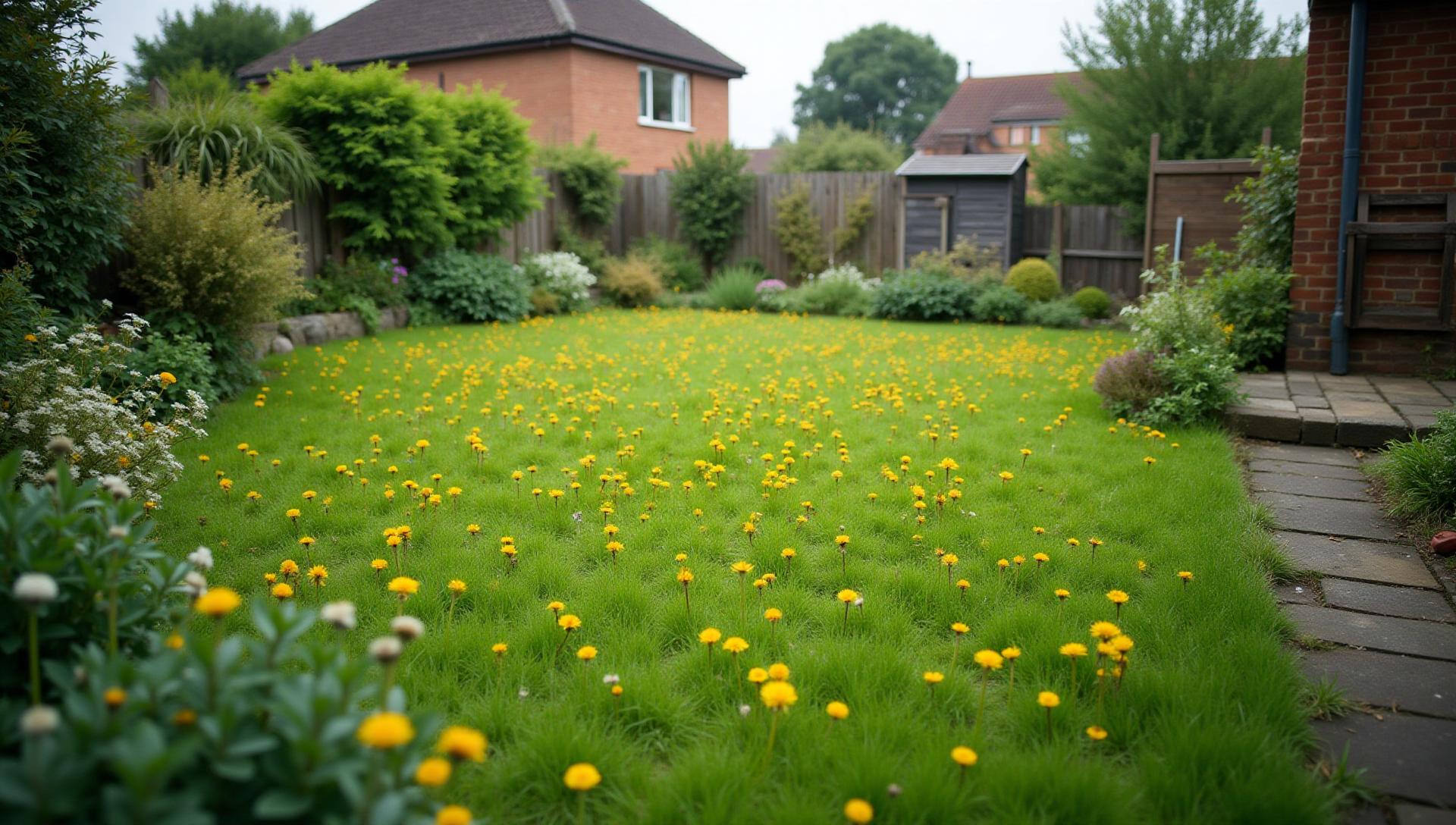 Garden & overgrown land